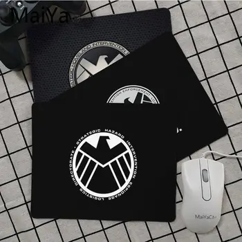 

Maiya Top Quality Shield Logo Durable Rubber Mouse Mat Pad Top Selling Wholesale Gaming Pad mouse