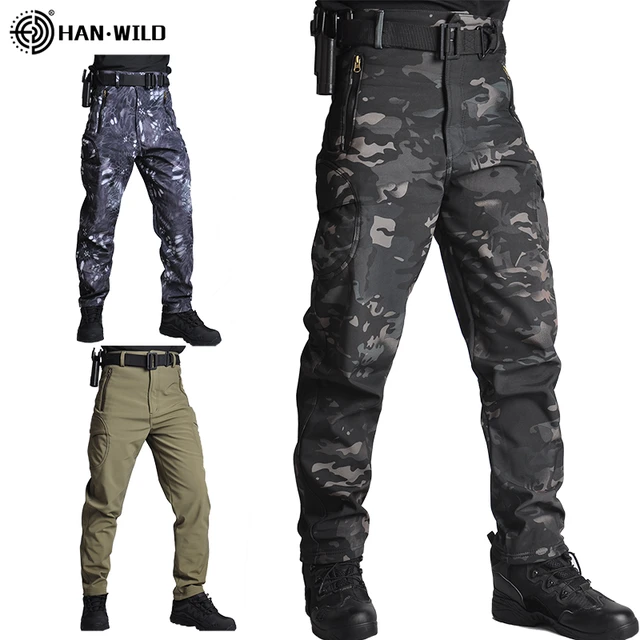 Pantalones militares de camuflaje para hombre, ropa de caza, MultiCam, para  Camping - AliExpress