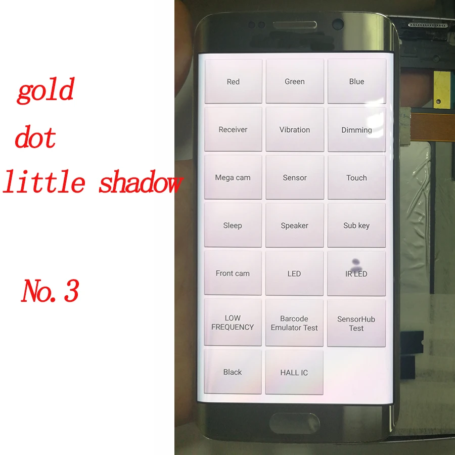 

JPFIX Super AMOLED For Samsung Galaxy S6 Edge G925FD LCD Display Touch Screen Dot Little Shadow Digitizer Assembly
