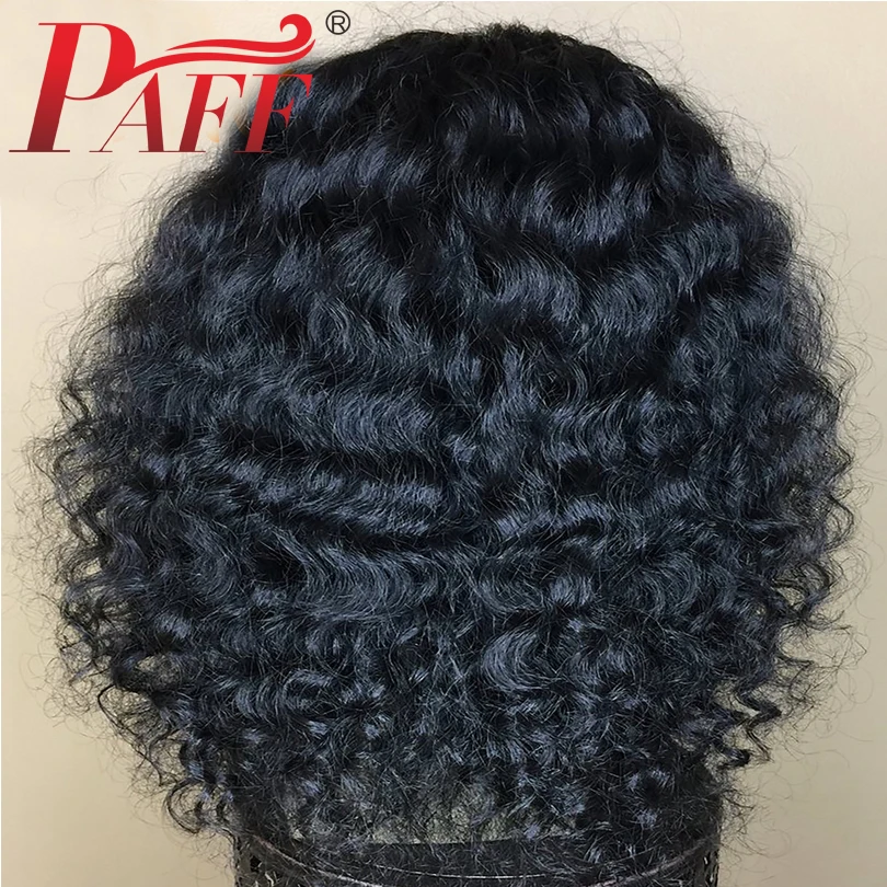PAFF 250% плотность U часть человеческих волос парики 2*4 ''U открытия воды волны перуанские прямые волосы бесклеевая предварительно сорванные