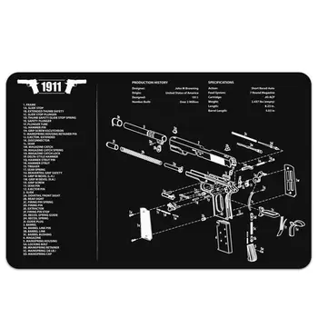 

Guns Pattern Anti-Slip Laptop Computer PC Mice Gaming Mouse Pad Mat Mousepad For Optical Laser Mouse 17x11inch dropshipping