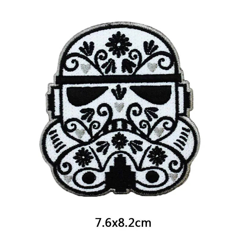 PE2394CT Нашивка Звездные войны, крутые нашивки в полоску, нашивки, сделай сам, вышитые нашивки на рюкзак для одежды, джинсы, наклейка, ПРИШИТАЯ наклейка на одежду - Цвет: PE2394CT
