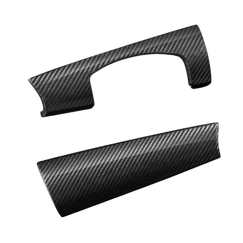 Carbon fiber Панель инструментов из углеродного волокна, декоративная накладка для MINI Cooper F55 F56 Countryman, автомобильные наклейки для интерьера, аксессуары - Название цвета: Carbon fiber