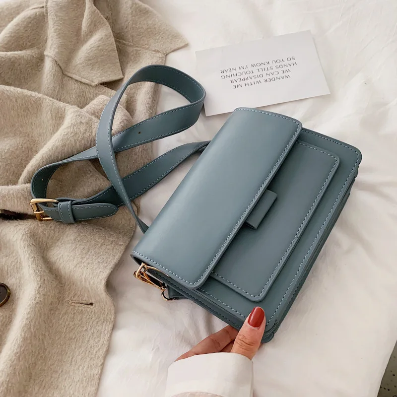 

New Black Small Cross Body Bags for Women 2020 Simple PU Leather Solid Shoulder Messenger Bags Female Travel Mini Hand Bag Purse