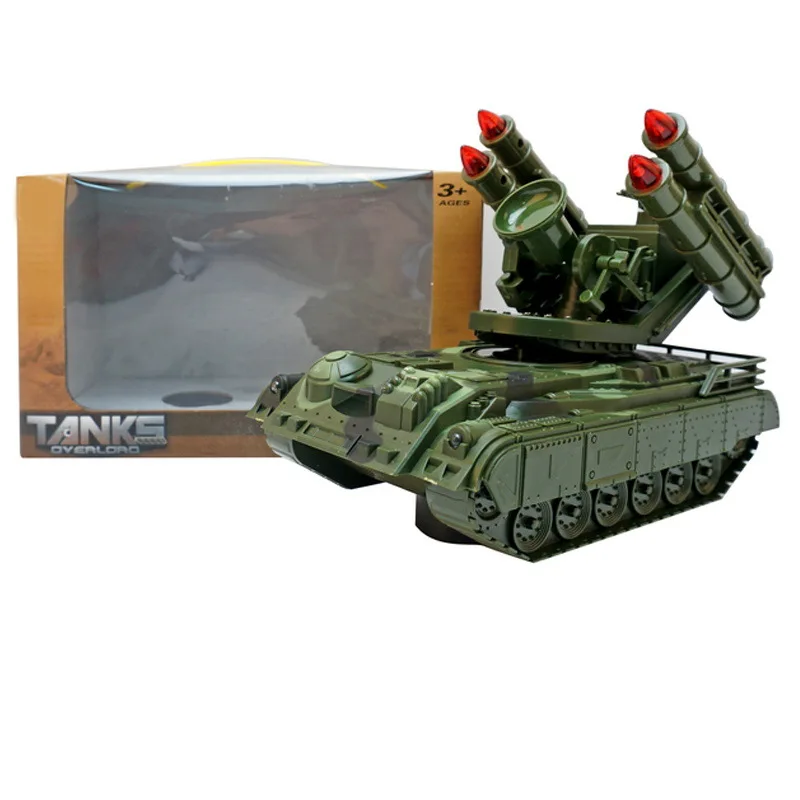 

Children Electric Tank Toy Shining Music Model Car Universal Sound-And-Light Tank Shining Tank