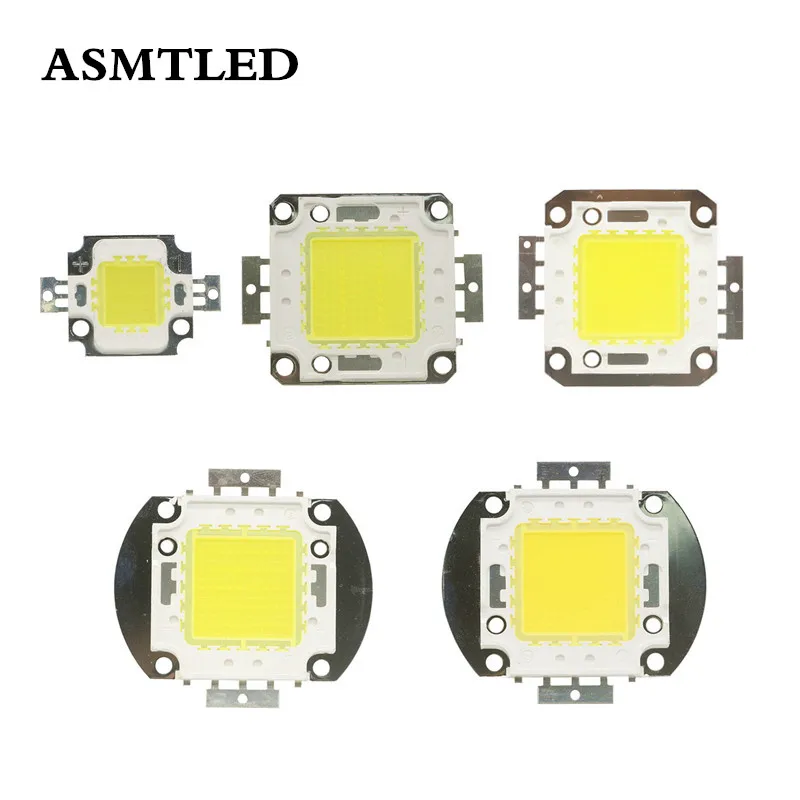 DC 12V 24-38V White 6000-6500k Integrated LED Light Beads 10W 20W 30W 50W 100W COB Lamp Bulb Chip for Spotlight Floodlight | Лампы и