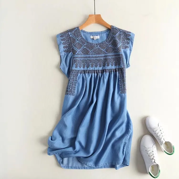 soft denim dresses
