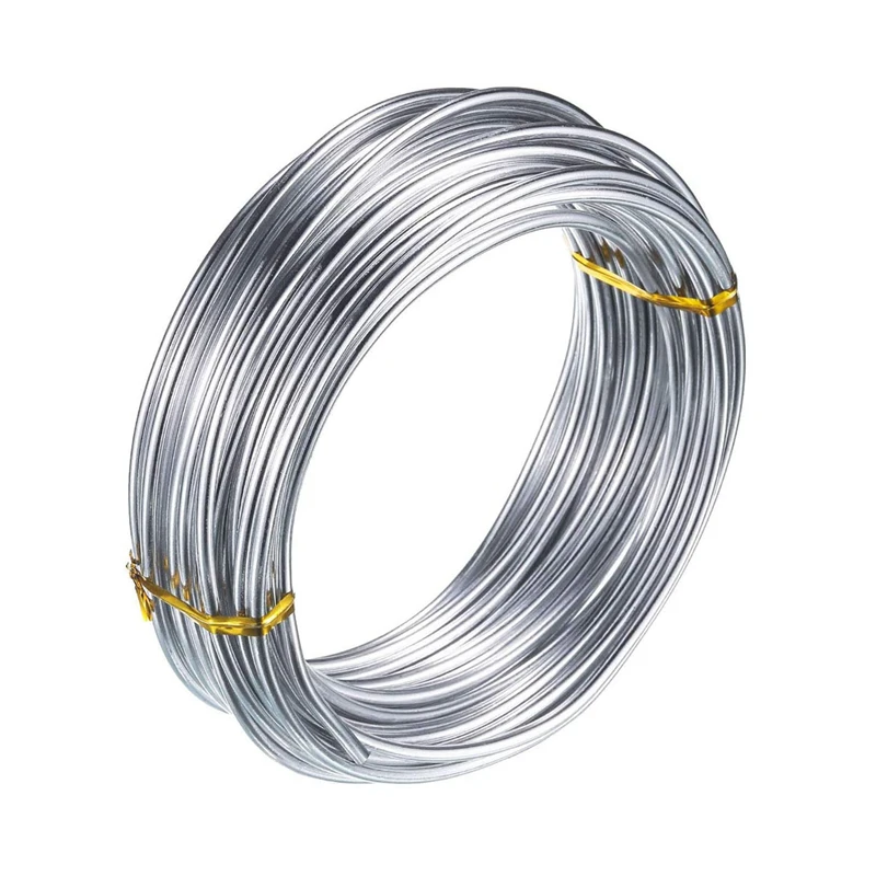 

m Aluminium Wire 10M Craft Silver Wire for Jewellery Making Clay Modelling Bonsai and Model