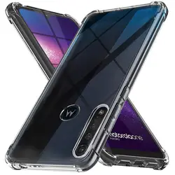 Crystal Clear Silicone Protective Case for Moto One Action (HD Clear)