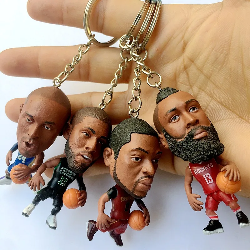 Мини-фигурка баскетбольной звезды кукла детские игрушки веер брелок Подвеска