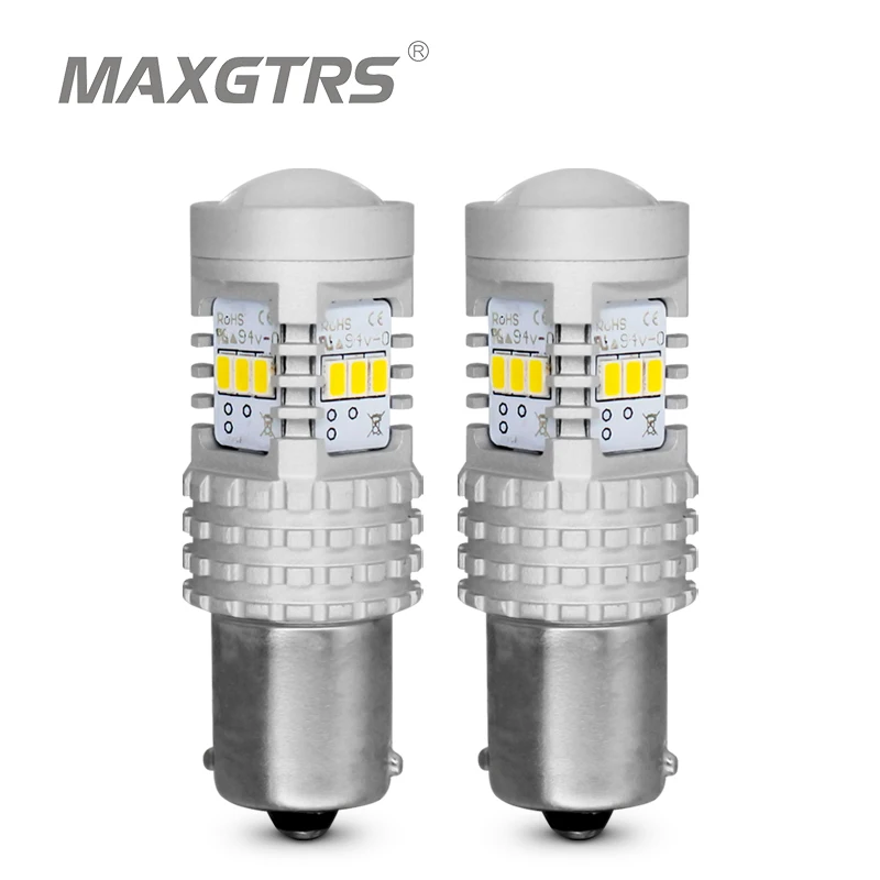 2x 1100LM BA15S P21W 1156 светодиодный S25 1157 BAY15D 7440 7443 W21W Белый Автомобильный задний стоп-сигнал заднего хода DRL сзади Парковка лампы