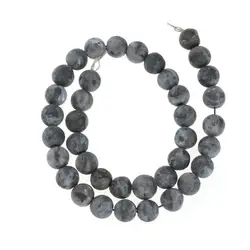 Elegant Natural Stone Beads in Black, Pink, and White for DIY Jewelry Making & Wholesale (Black Labradorite)