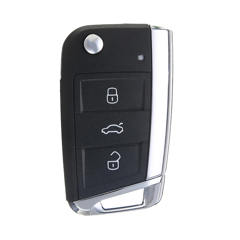Porte-clés télécommande pour Seat Leon 5F 2012 – 2019, 3 boutons  rabattables, étui pour clé de voiture, accessoires de style | AliExpress