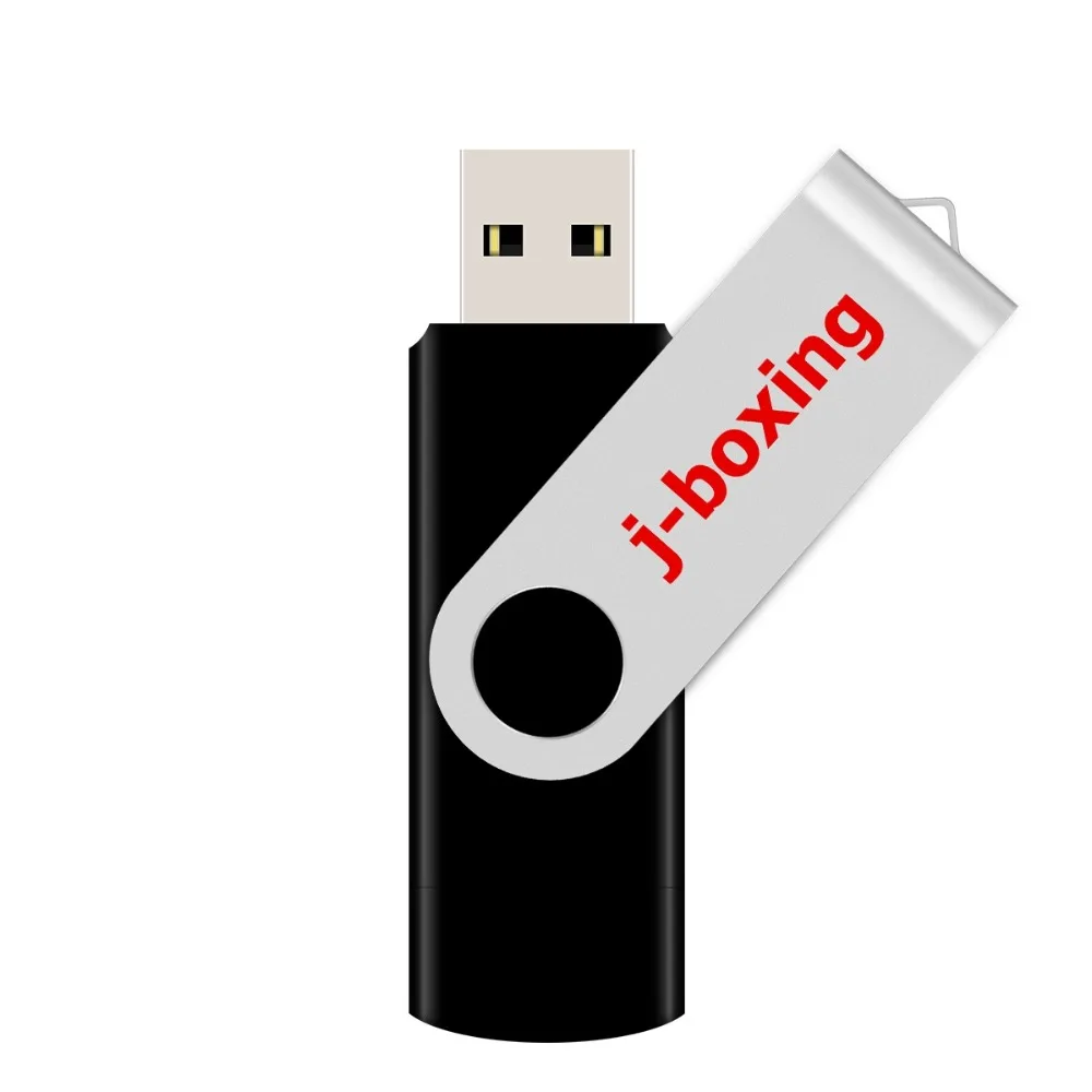 J-бокс OTG USB флэш-накопитель 16 Гб оперативной памяти, 32 Гб встроенной памяти, флэш-накопитель 64 ГБ 8 ГБ вращающийся Micro USB 2,0 флеш-накопитель для Android телефонов компьютеров Mac 10 шт./упак