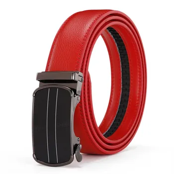 

New Arrival Genuine Leather Men's Belt for Male Automatic Buckle Waistband Designer Belts Fashion Men Belts Luuxry Cowhide Strap