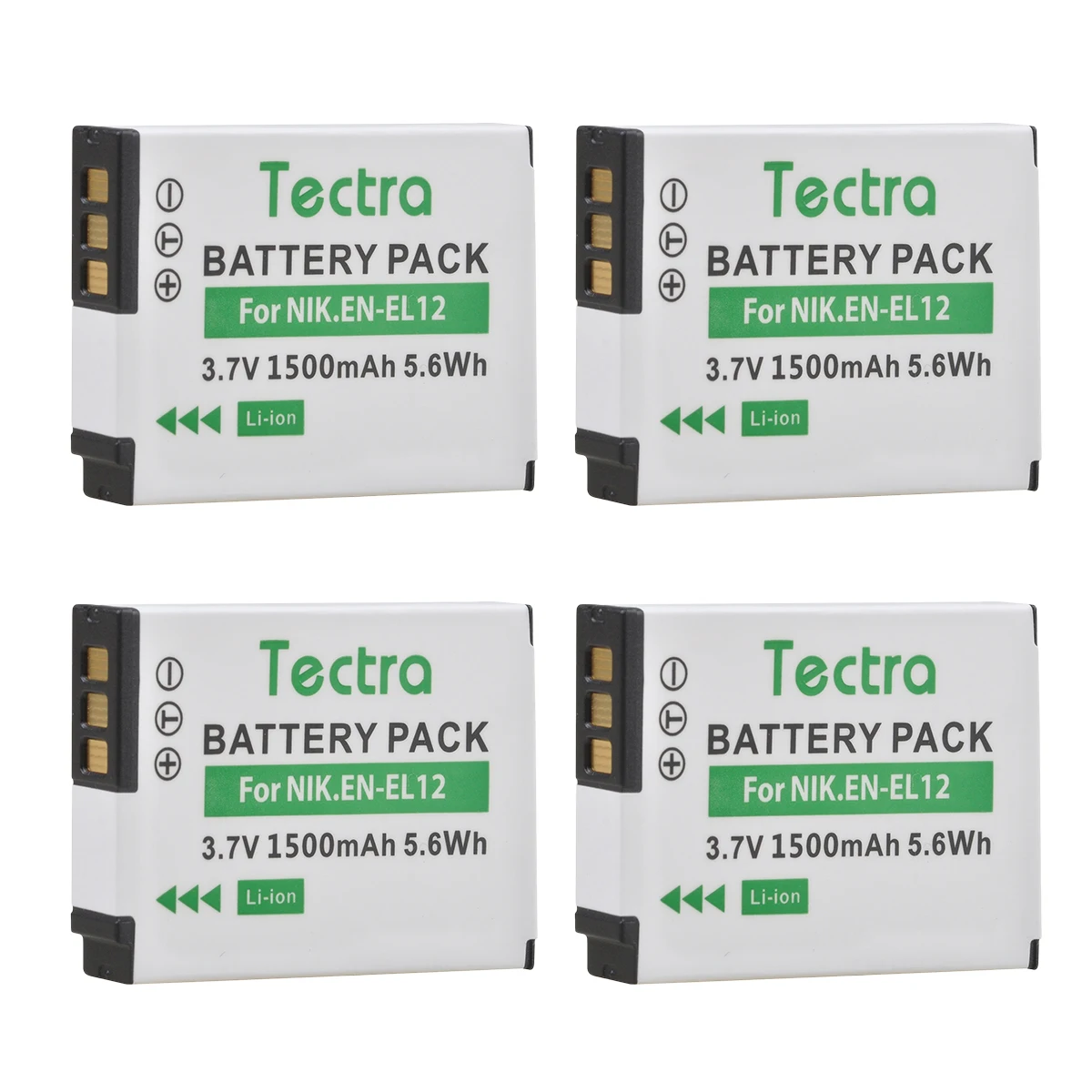 Batteria El12 En 1500Mah En-El12 Per Nikon Coolpix S610 S610C S620 S630 S710 S1000Pj P300 P310 P330 S6200 S6300 S9400 S9500 S9200