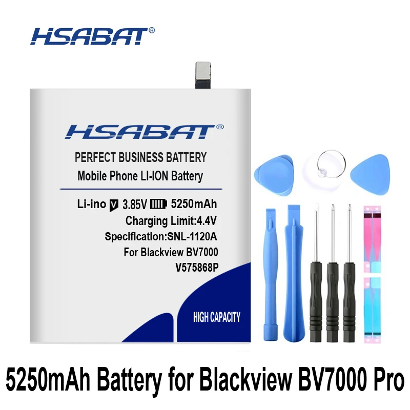 

HSABAT 5250mAh Battery for Blackview BV7000 BV7000 Pro