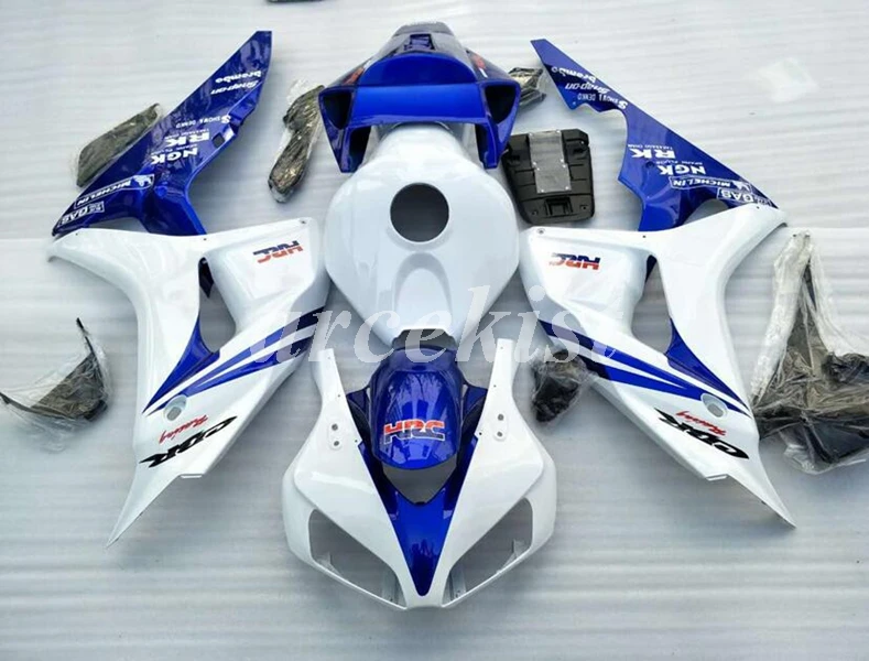 Литьевая Форма ABS мотоцикл обтекатели комплект подходит для CBR1000RR 2006 2007 06 07 1000 RR CBR1000 Кузов Набор черный матовый