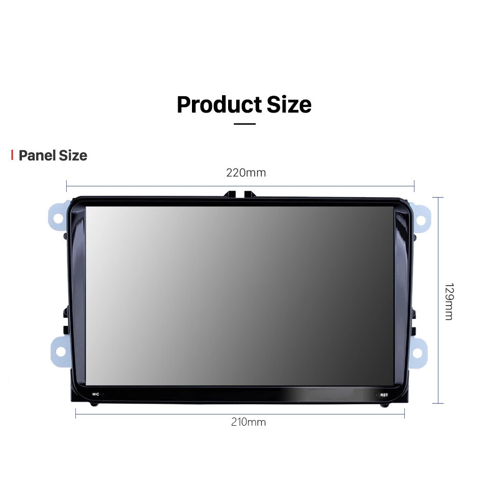 9 дюймов Android 9,1 1+ 16G автомобиль Mp5 Multimidia авто радио Gps для VW Volkswagen Golf Polo Passat b7 b6 SEAT leon Skoda w/Canbus 46