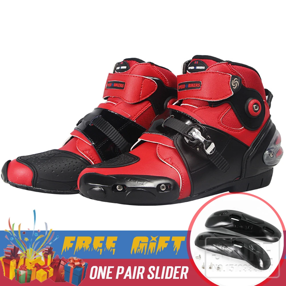 Motorcycle Protective Gear ankle boots Safety Racing SPEED motorbike