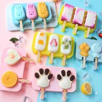 

Ice cream mould home made ice cream popsicle popsicle mould sorbet homemade children cute silicone making cartoon ice cream