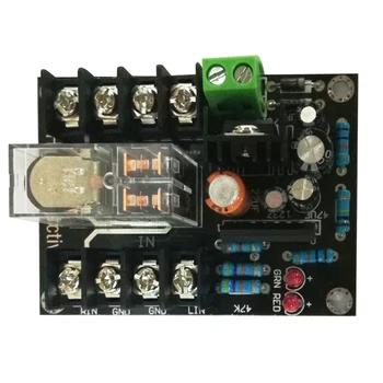 

Newest UPC1237 Speaker Protection Board AC12V-24V OMRON Relay For Stereo 2 Channels Power Amplifier Board 68X50X28mm
