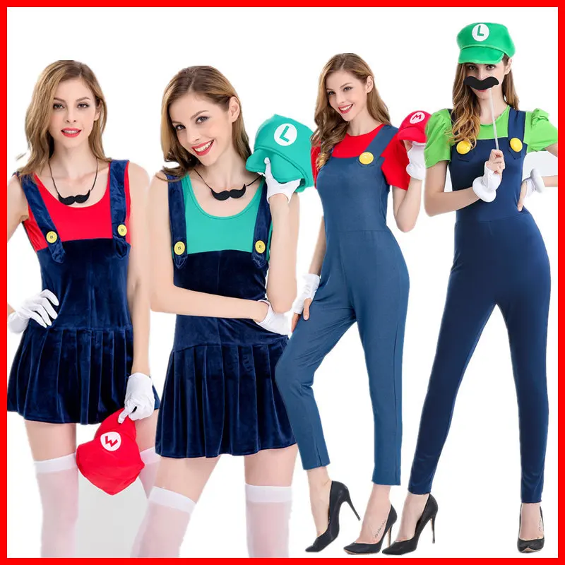 

Halloween cosplay anime costume parent-child role-playing children Mario clothes Super Mario clothing
