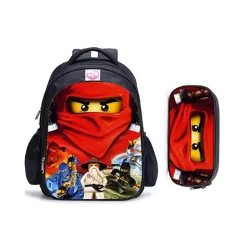 

New Hot Iron Man Hulk Ninja Children School Bags Orthopedic Backpack Kids School Boys Mochila Infantil Catoon Bags