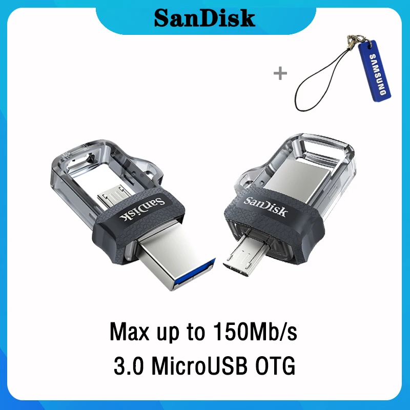 Флеш-накопитель sandisk 128 Гб 64 ГБ 32 ГБ 256 Гб OTG USB флеш-накопитель 32 64 128 16 ГБ флеш-накопитель 3,0 USB флеш-накопитель для телефона