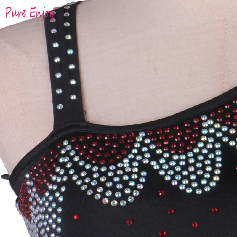 Lady Performance Dress Professional Custom Latin Dance Dress Lombard Chapel Dance Dress Senior luxurious diamond dance dress