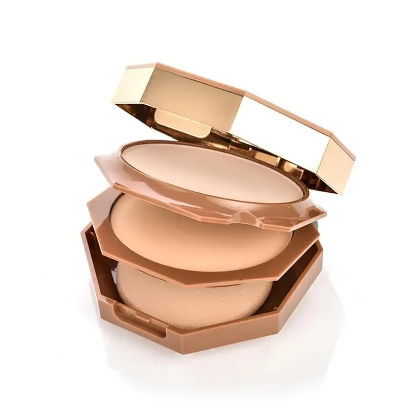 

Make Up Face Powder Natura Full Coverage Long Lasting Makeup Face Powder Foundation Compact Face Powder Pressed Powder