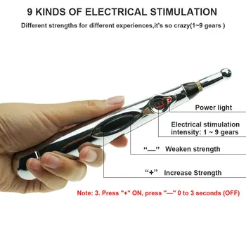 Electric Shocker Stick Vibrator Wand Nipple Stimulator Breast Vagina Clitoris Penis Massager Sex Toys for Women Men Adults 18+ 5