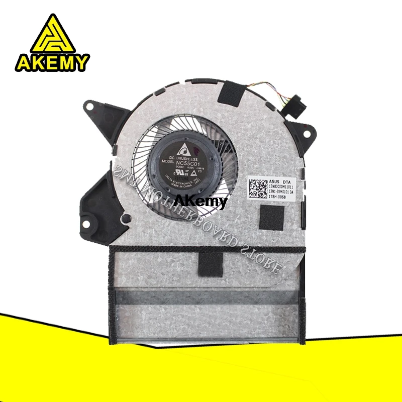 Для ASUS UX360U UX360UA UX360UA-1C Q324UA 13NB0C00M11011 NC55C01-16B16 Процессор Вентилятор охлаждения