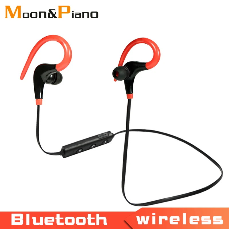 

Upgrade Sports Bluetooth Wireless Headset Earphone 3D Stereo Waterproof Sweat-Proof Music Over The Earphones Microphone Earbuds