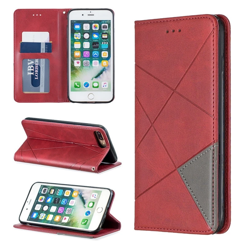 US $225.00 50x For IPhone 12 11 Pro Max Mini Magnetic Flip Wallet Cases For IPhone 12 Pro XS Max XR X 6 7 8 Plus SE PU Leather Phone Case