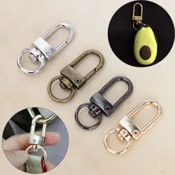 Metal Swivel Eye Snap Hook Lobster Clasps Clips for Leather Craft Bag Strap Belt Webbing Keychain Buckle Bag Hardware Parts