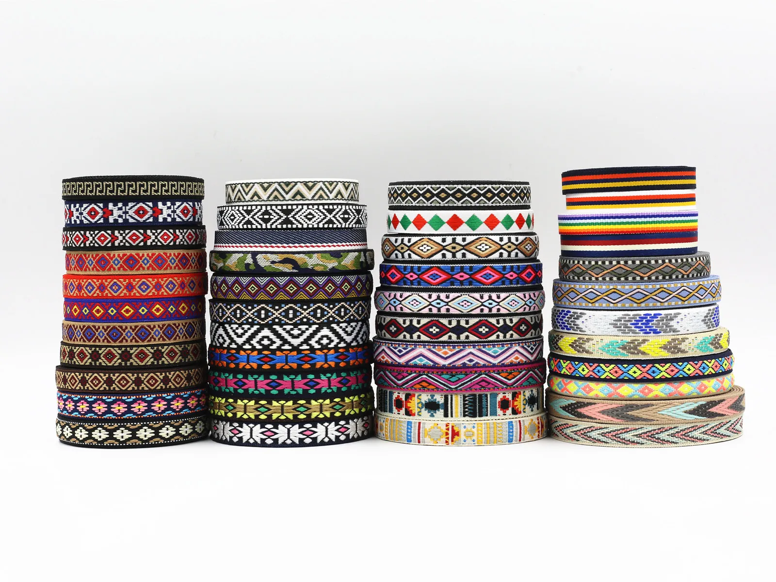 5 Yards 1/2“ 10MM~13MM Embroidered Jacquard Ribbons 4