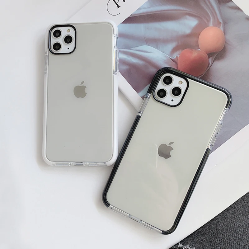 SUYACS Прозрачный чехол для телефона iPhone 11 Pro Max XR XS MAX X 6 6S 7 8 Plus Ударопрочный Мягкий из