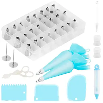 

42-piece Set Decorating Mouth Decorating Bag Cream Scraper 42-piece Set Cake Tools Baking & Pastry Tools Cake Decoration