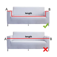 1pc Elastic Sofa Covers for Living Room Solid Color Spandex Sectional Corner Slipcovers Couch Cover L Shape Need Buy 2PCS Cover 2