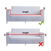 Plain Sofa Covers for Living Room Elastic Spandex Sectional Corner Sofa Slipcovers Couch Chair Cover Furniture Protector 1PC 2