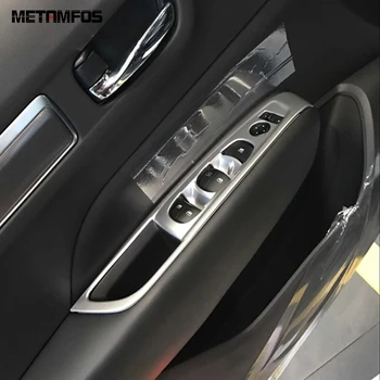 

For Renault Koleos 2016-2019 2020 Window Lift Switch Cover Trim Inside Armrest Frame Decoration Interior Accessories Car Styling