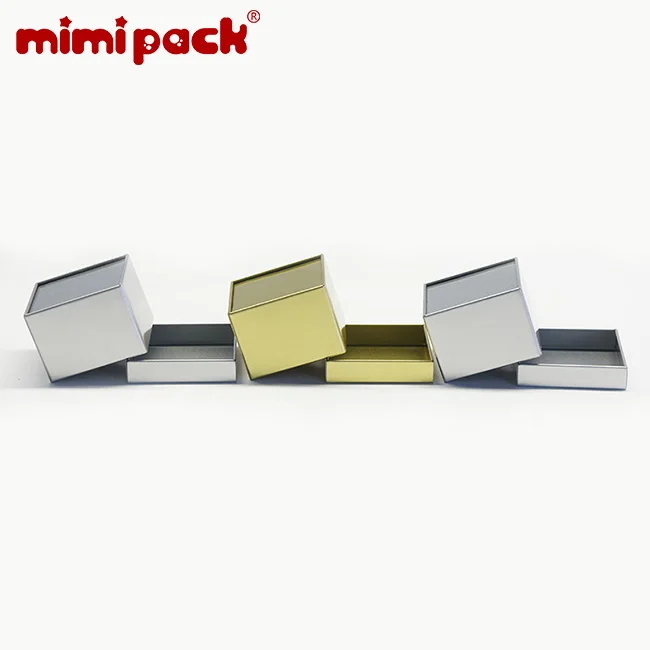 Mimipack креативные 24 штуки квадратные/прямоугольные жестяные банки для печенья, Подарочная коробка для мелочей, органайзер для свадебных украшений