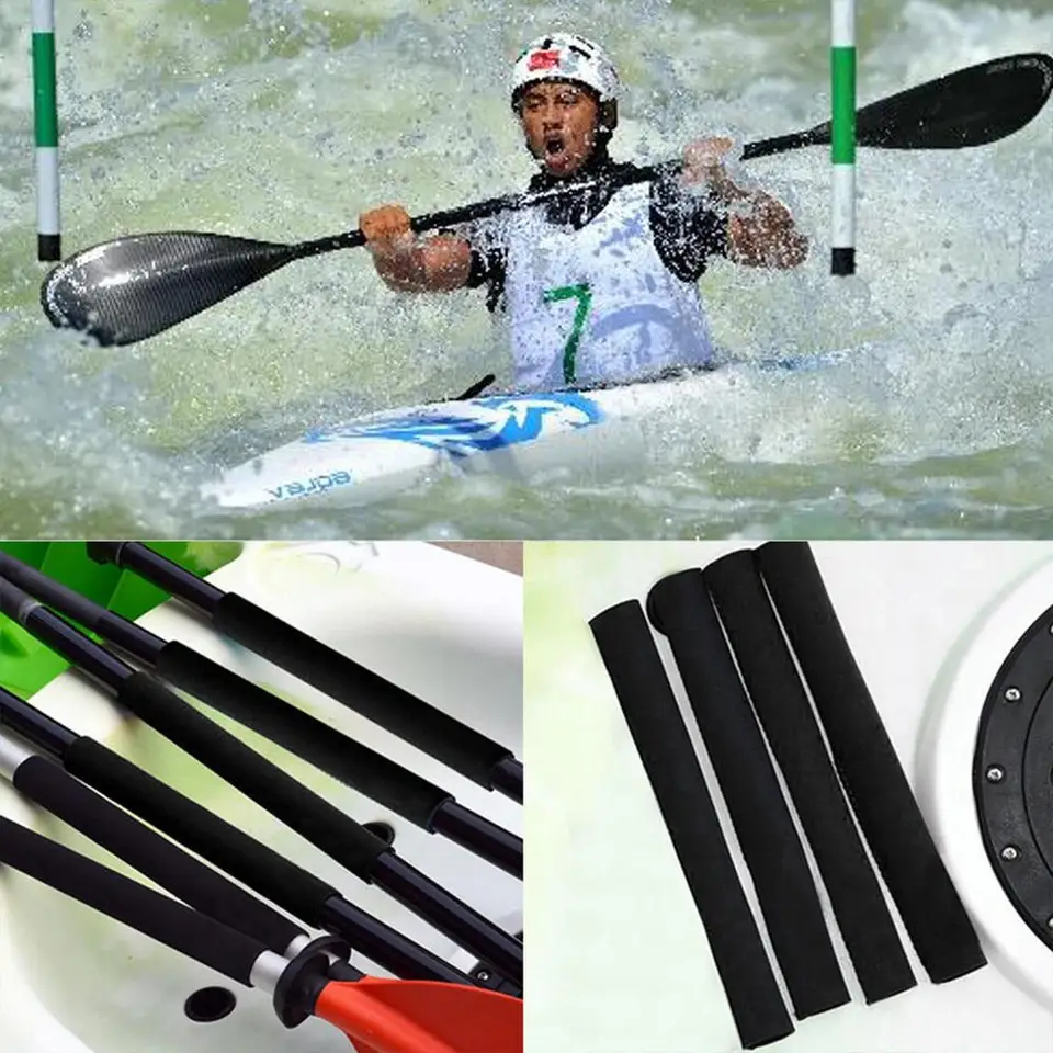 Poignées Antidérapantes Pour Pagaie - Diamètre 35mm, Compatible Pagaies 30mm - Pour Kayak, Canoë, Bateau - Débutants Et Confirmés