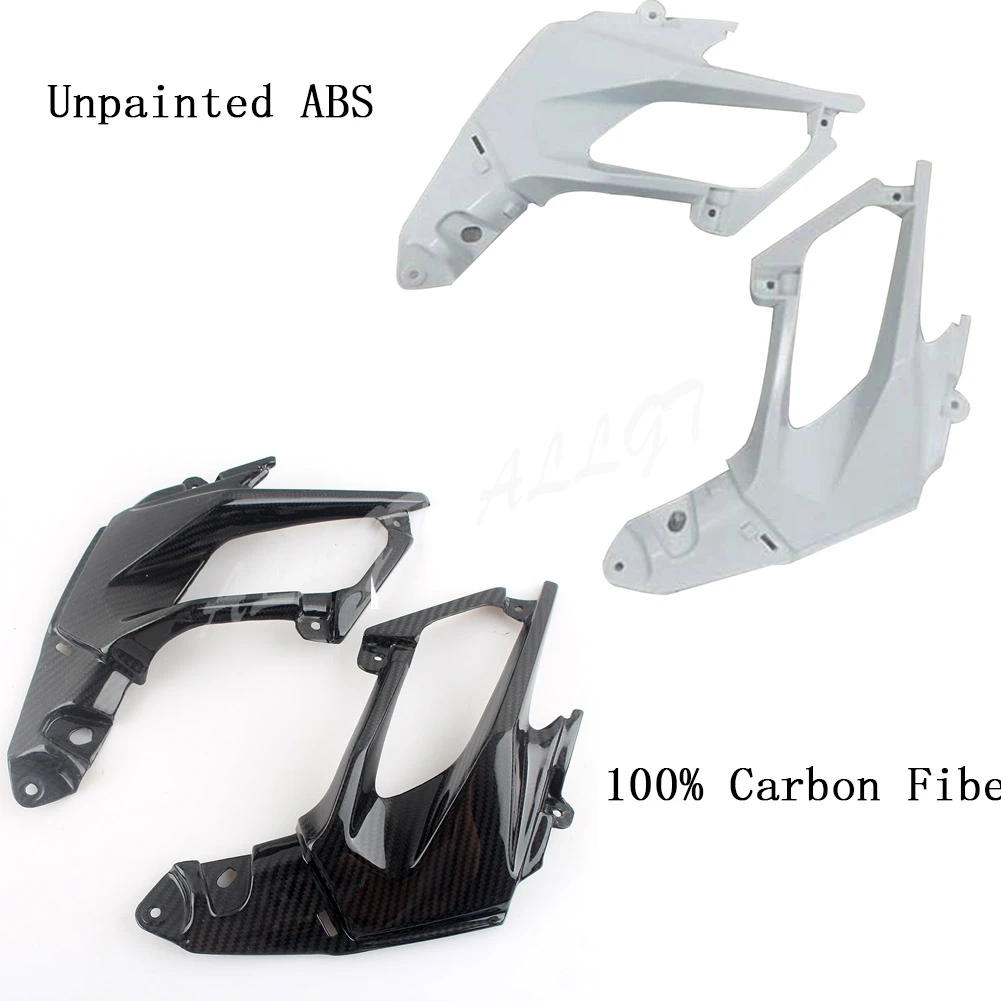 Неокрашенный ABS пластик/ углеродного волокна правая левая сторона обтекателя клобук для Kawasaki Ninja 400