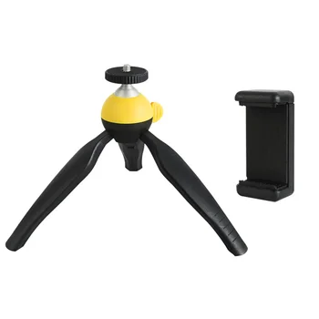 

Phone tripod portable desktop support mini tripod stand for mobile phone dslr camera watchvideo photograph with phone clip