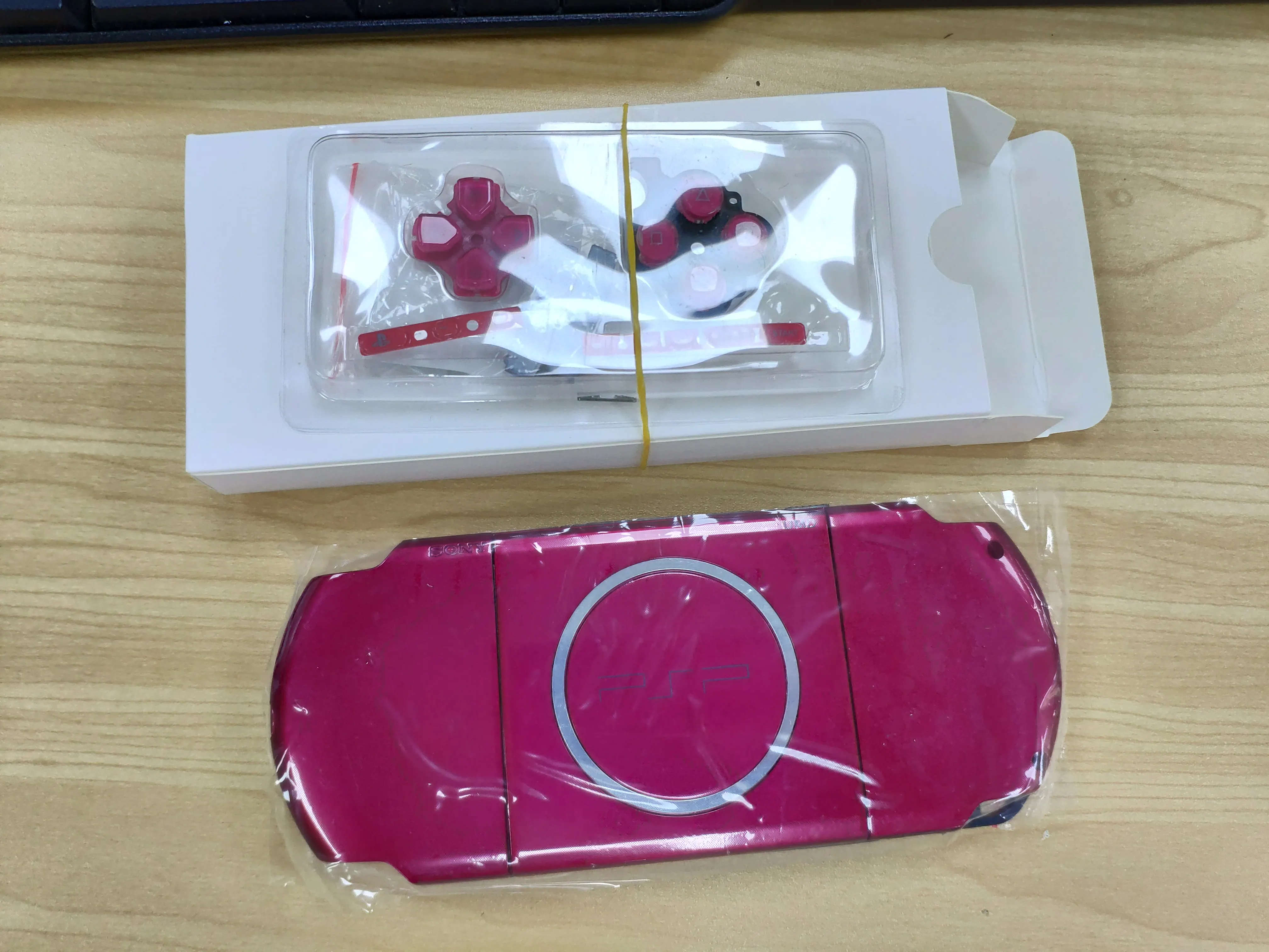 Розово-красный сменный корпус для PSP 3000 старой версии чехол игровой консоли с