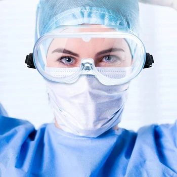 

Anti-splash Protective Goggles Transparent Protective Glasses Medical Goggles Fully Closed Impact Goggles
