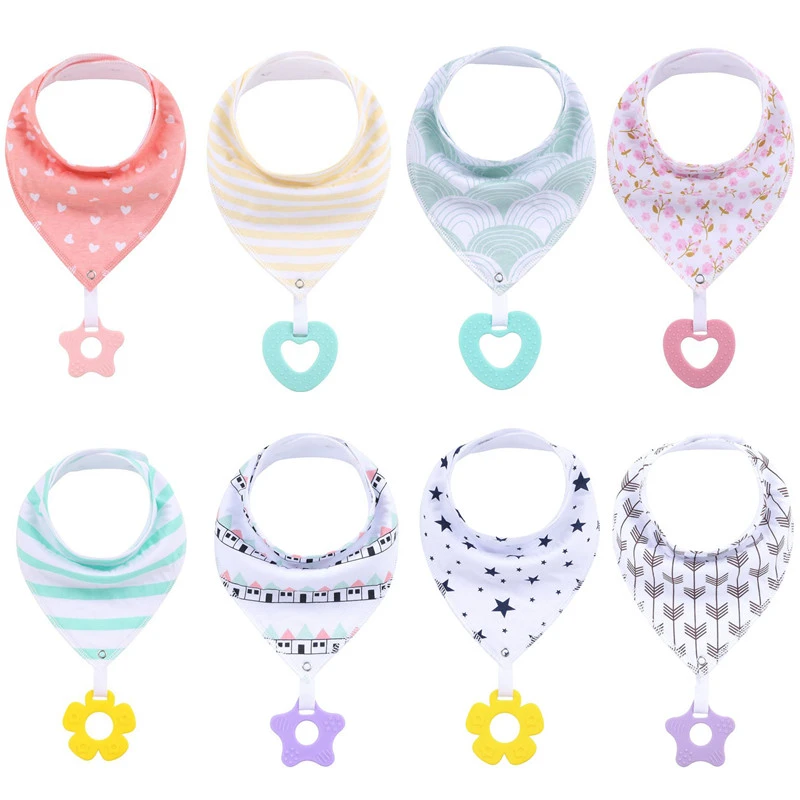 baby bandana drool bibs and teething toys