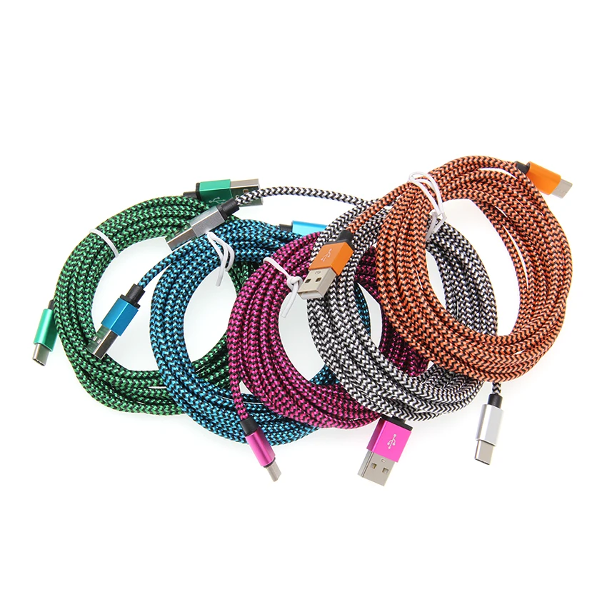 US $329.02 USB Cable Micro USB Type C Cable Charger For IPhone XS X For Samsung Huawei TypeC Snake Weave Fast Charging Cable 500pcsLot
